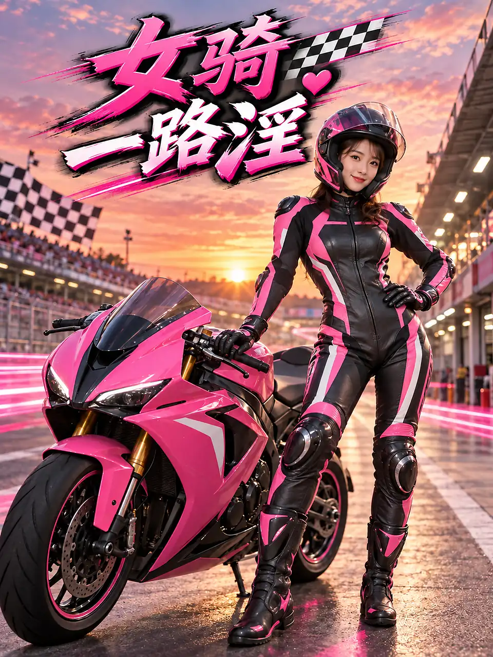 女骑一路淫 · 第1季封面背景