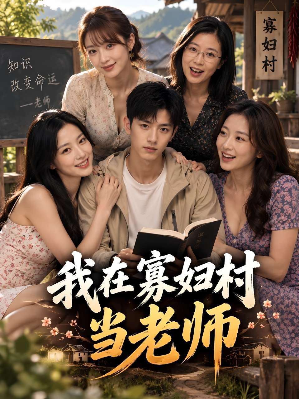 我在寡妇村当老师 · 第1季封面背景
