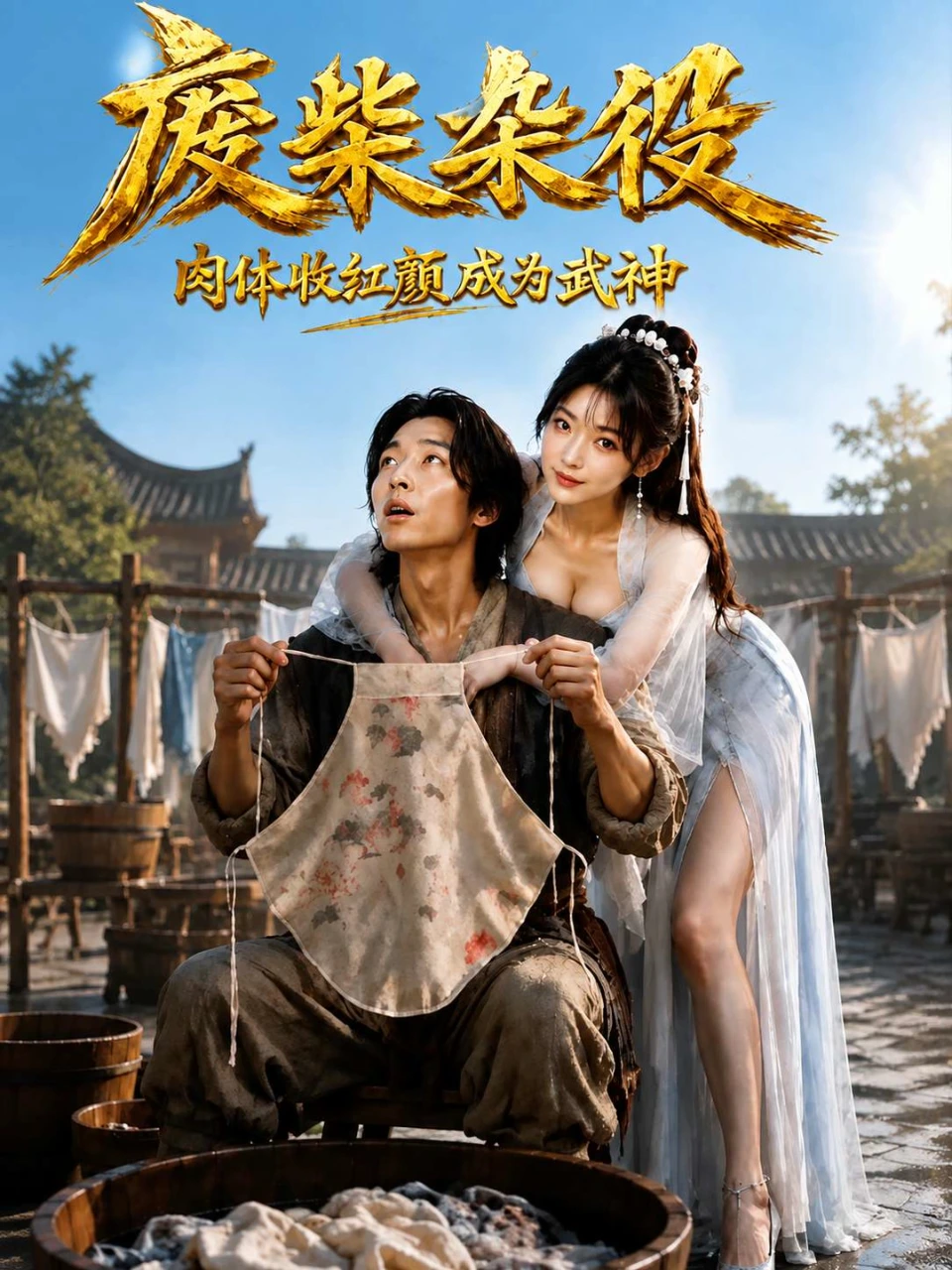 废柴杂役：肉体收红颜成为武神封面背景