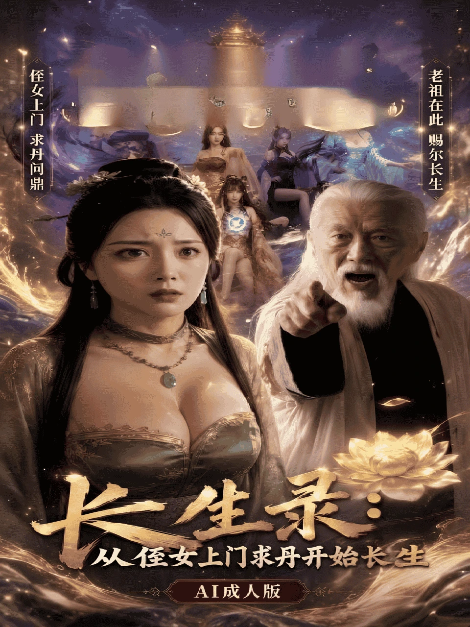 长生录，从侄女上门求丹开始长生封面背景