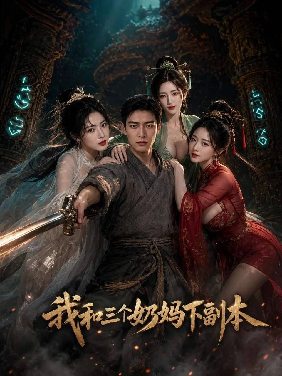 我和三个奶妈下副本 · 第1季封面背景
