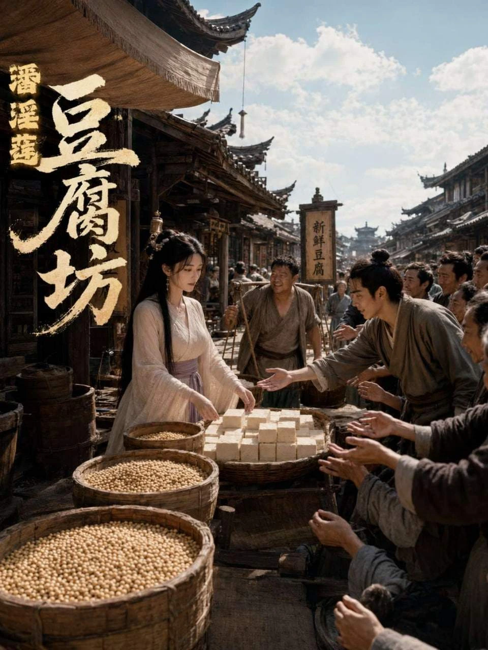 潘淫莲豆腐坊封面背景
