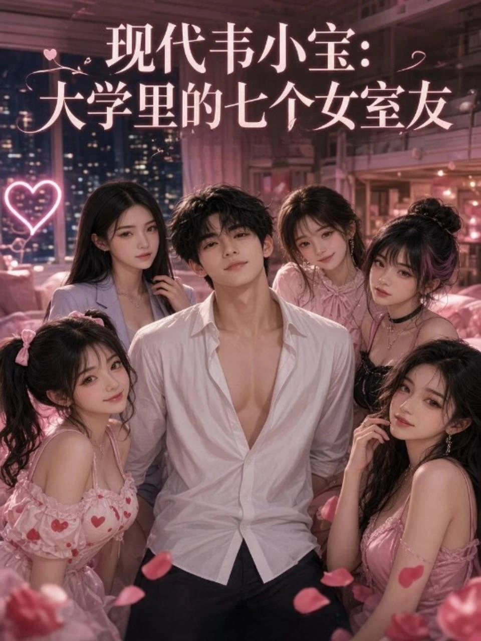 现代韦小宝：大学里的七个女室友 · 第1季封面背景