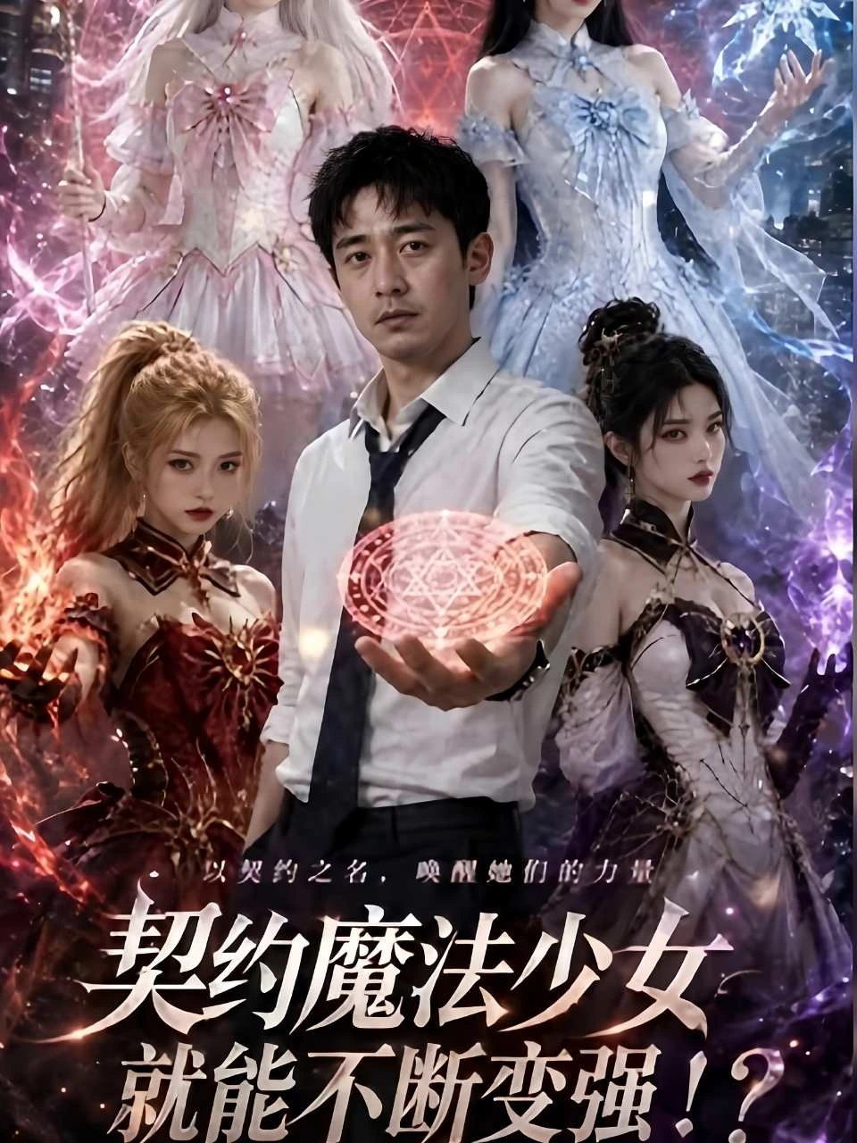 契约魔法少女就能不断变强! · 第1季封面背景