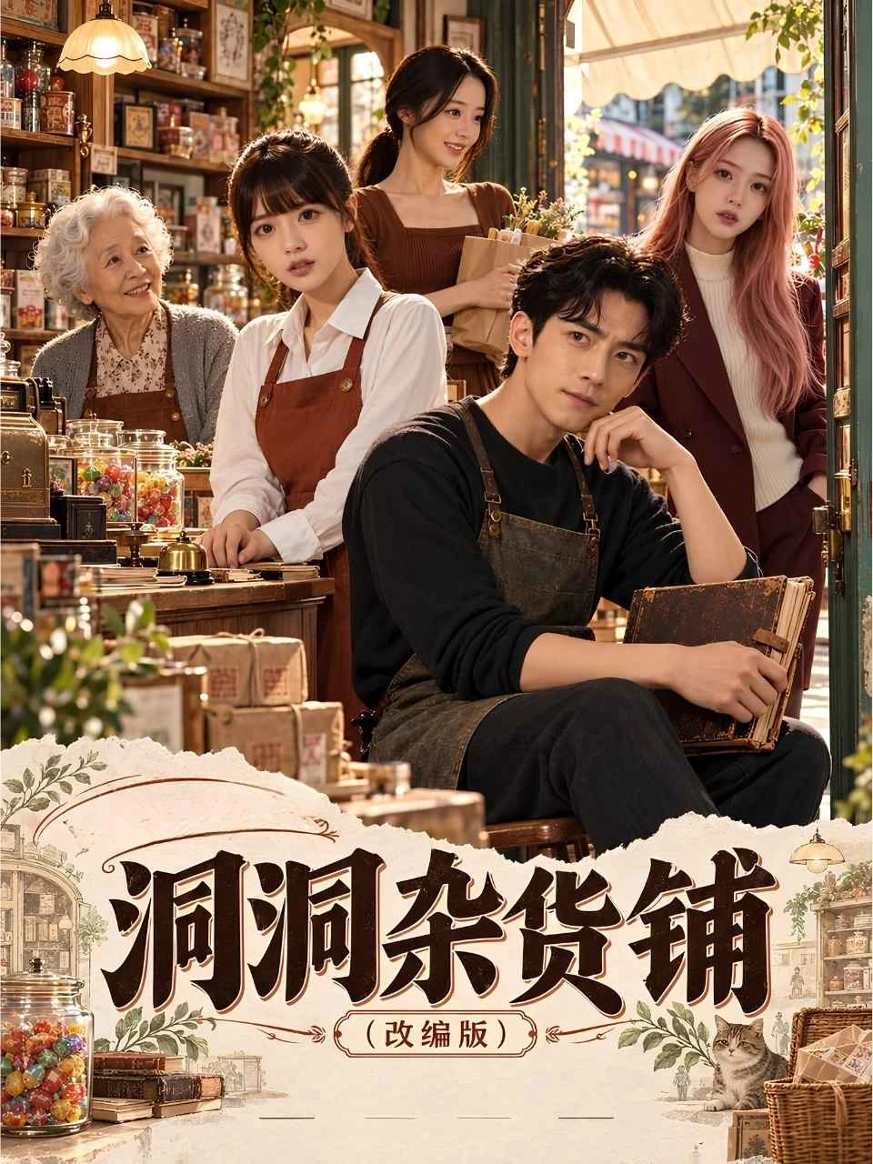 洞洞杂货铺封面背景