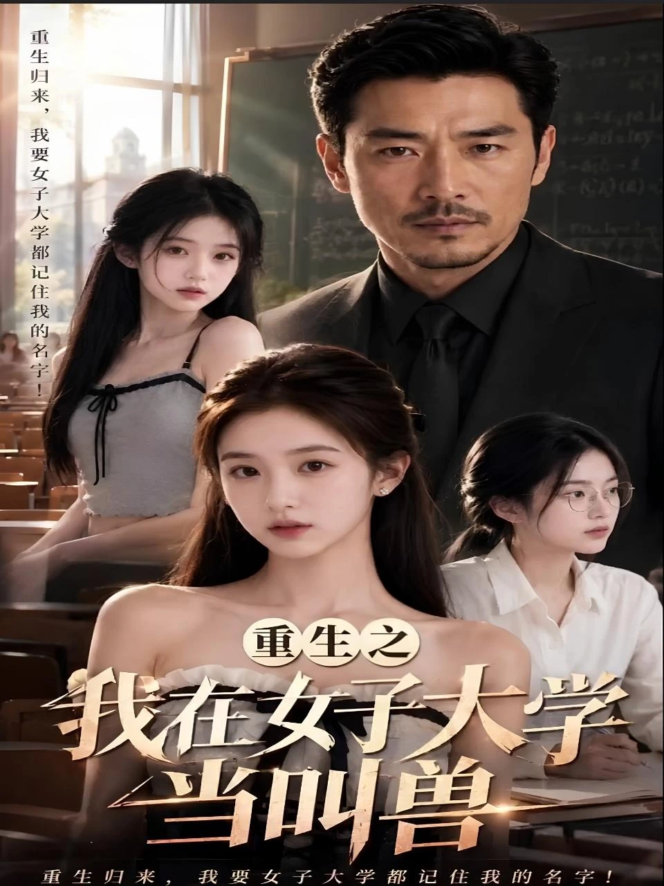 我在女子大学当叫兽 · 第1季封面背景